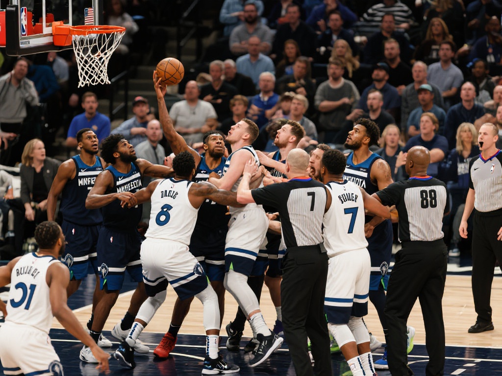 森林狼逆转活塞 7人因冲突驱逐爱德华兹爆发迎胜 比赛的前半部分,双方球员频频因身体对抗产